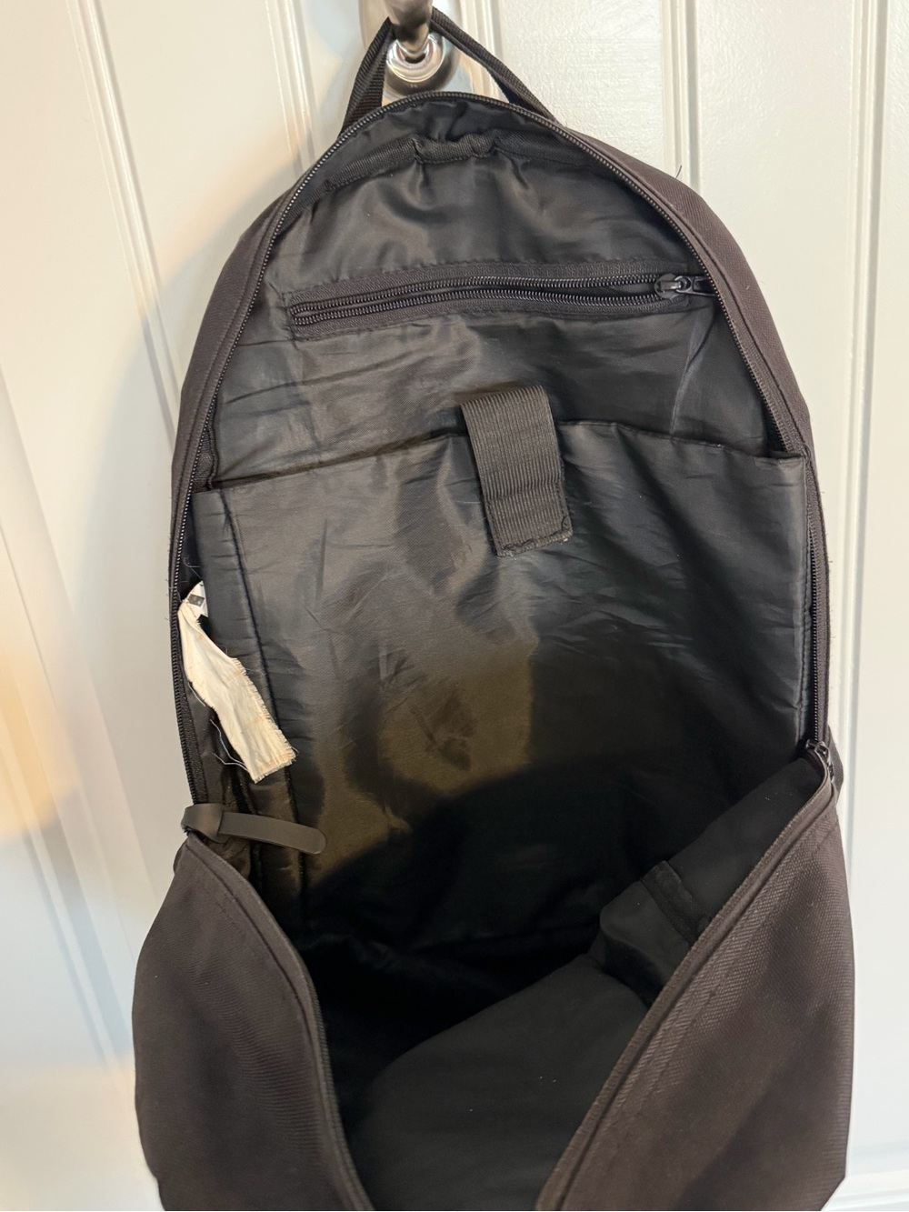 Gymshark Black Minimalist Backpack with White Logo - Picture 5 of 7